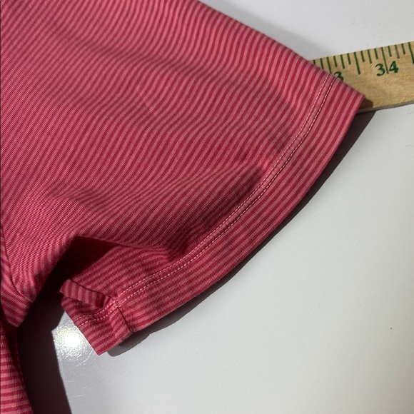Vineyard Vines Men's Striped Polo in Pink - Picture 7 of 11